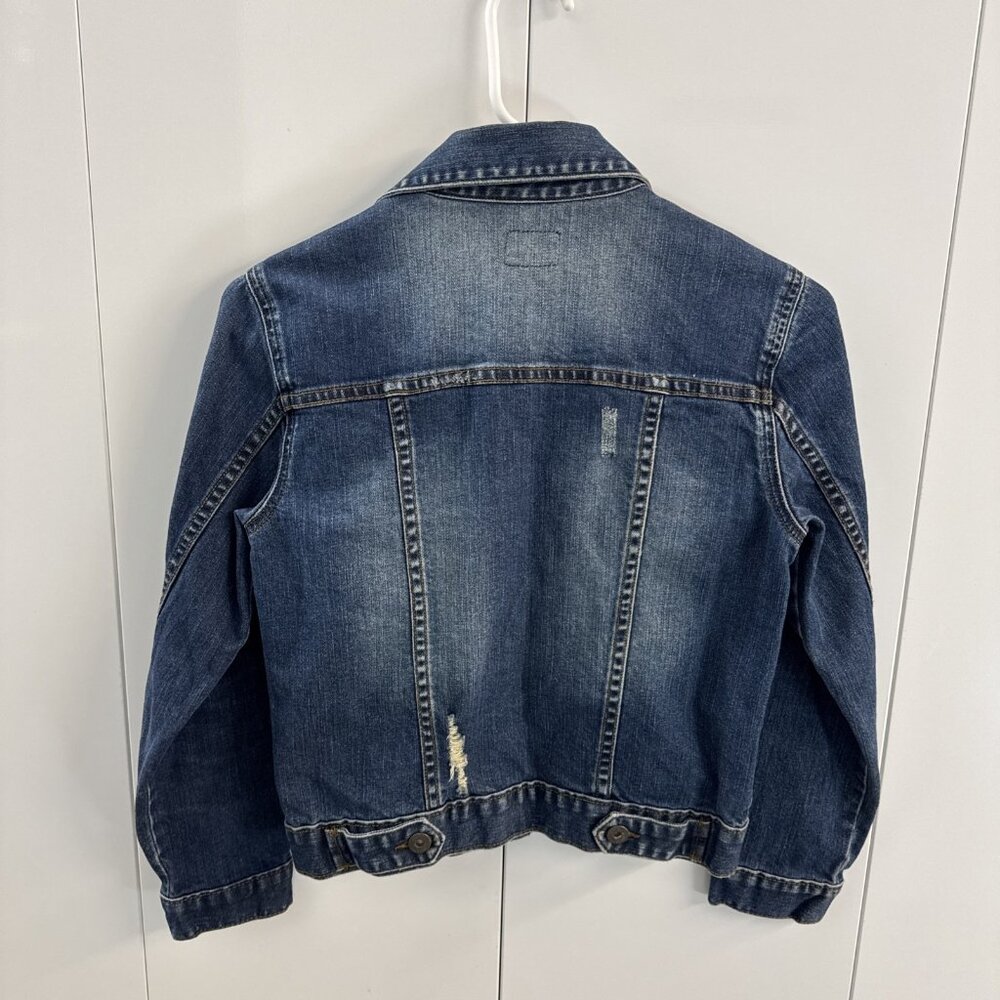 Hudson Jeans Denim Jacket Womens Size Small Y2K USA Made Distressed - Picture 7 of 10